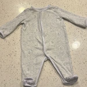 Gray Polo onesie